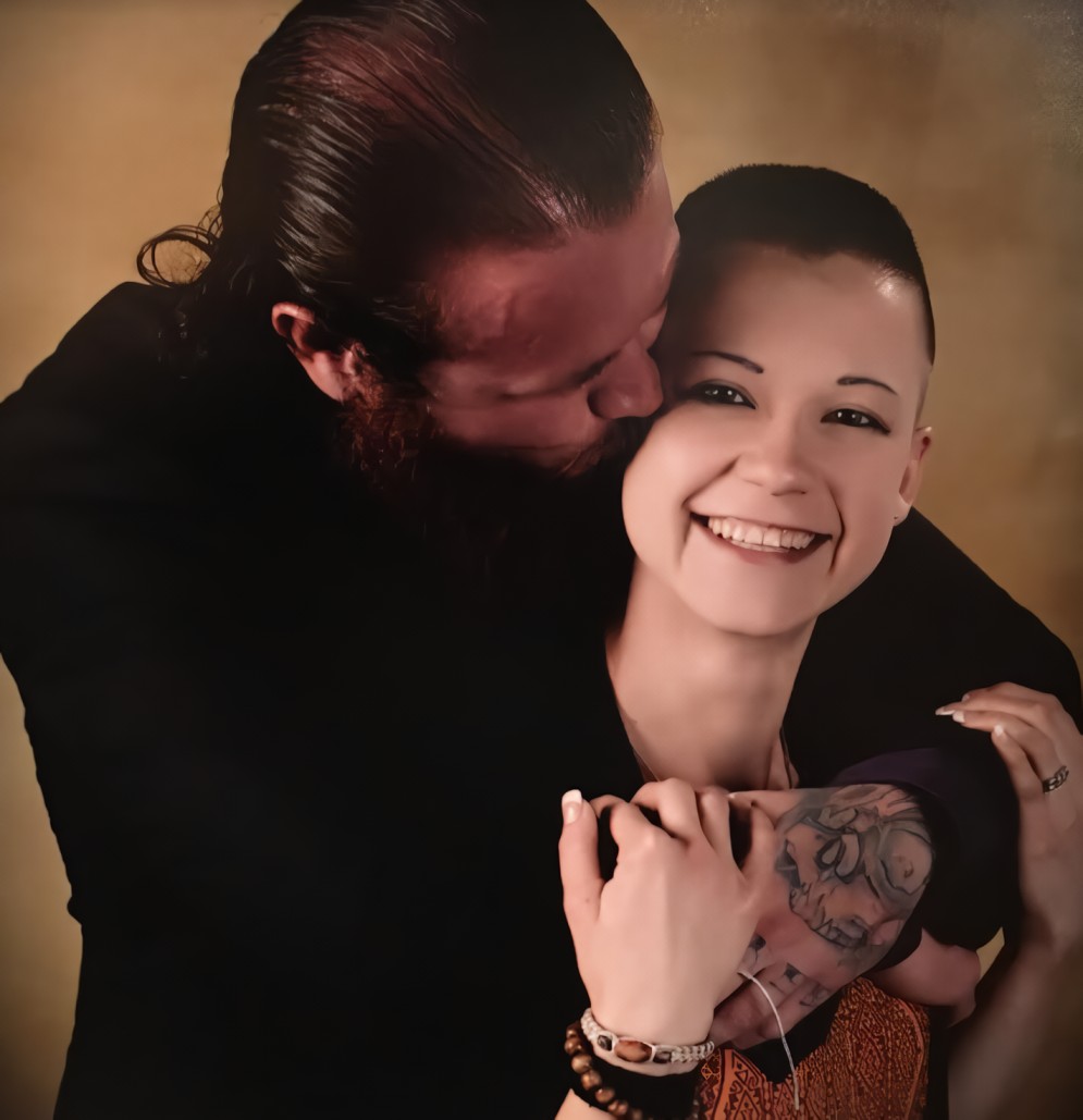 Sarah and Tyler enjoying the outdoors in Alaska, a success story of finding long-term love and family through OkCupid.